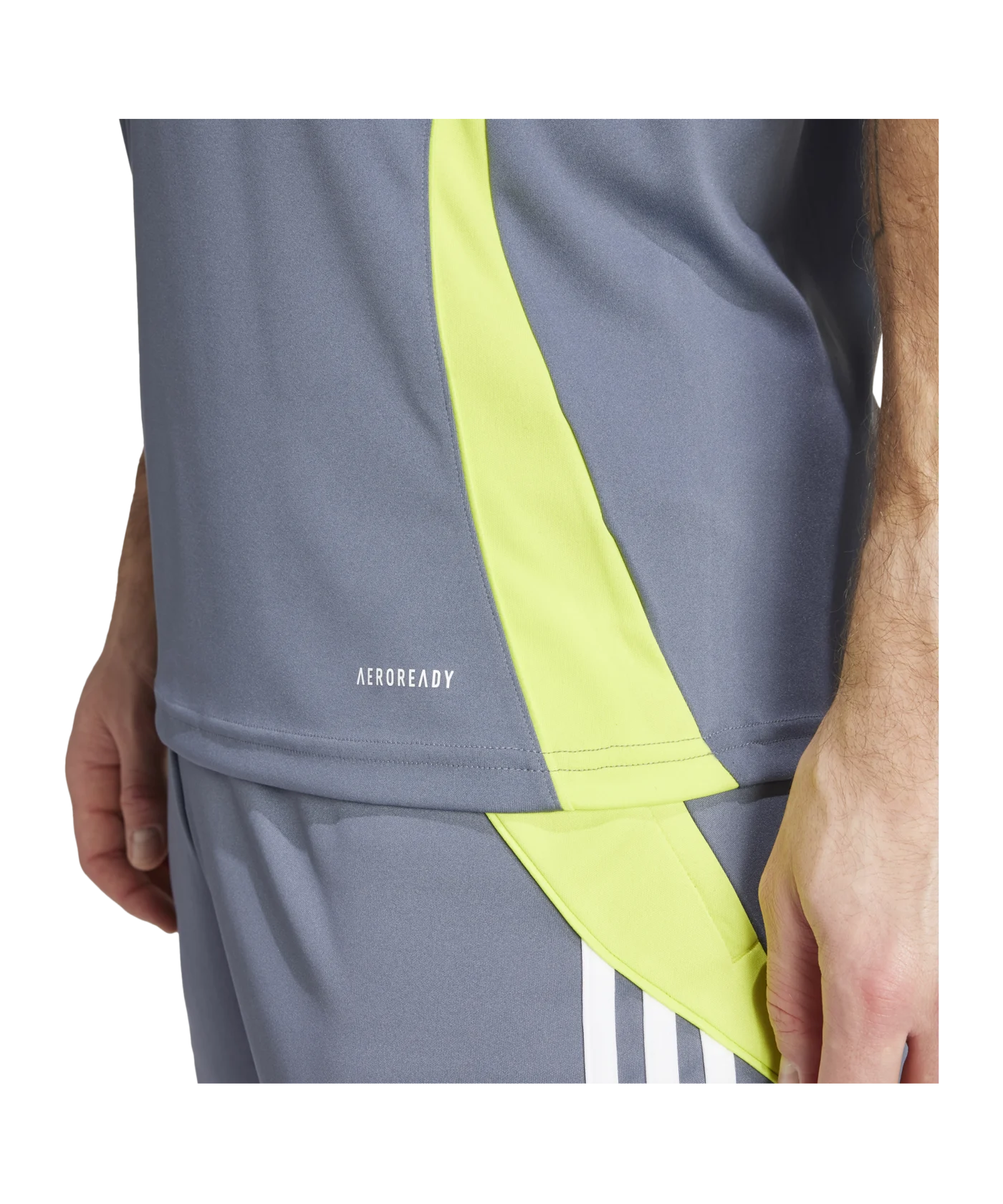 adidas Tiro 24 Trikot Grau Weiss Gelb