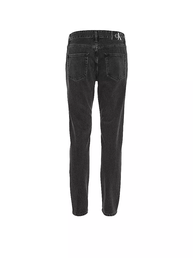 CALVIN KLEIN JEANS Jeans Tapered Fit schwarz