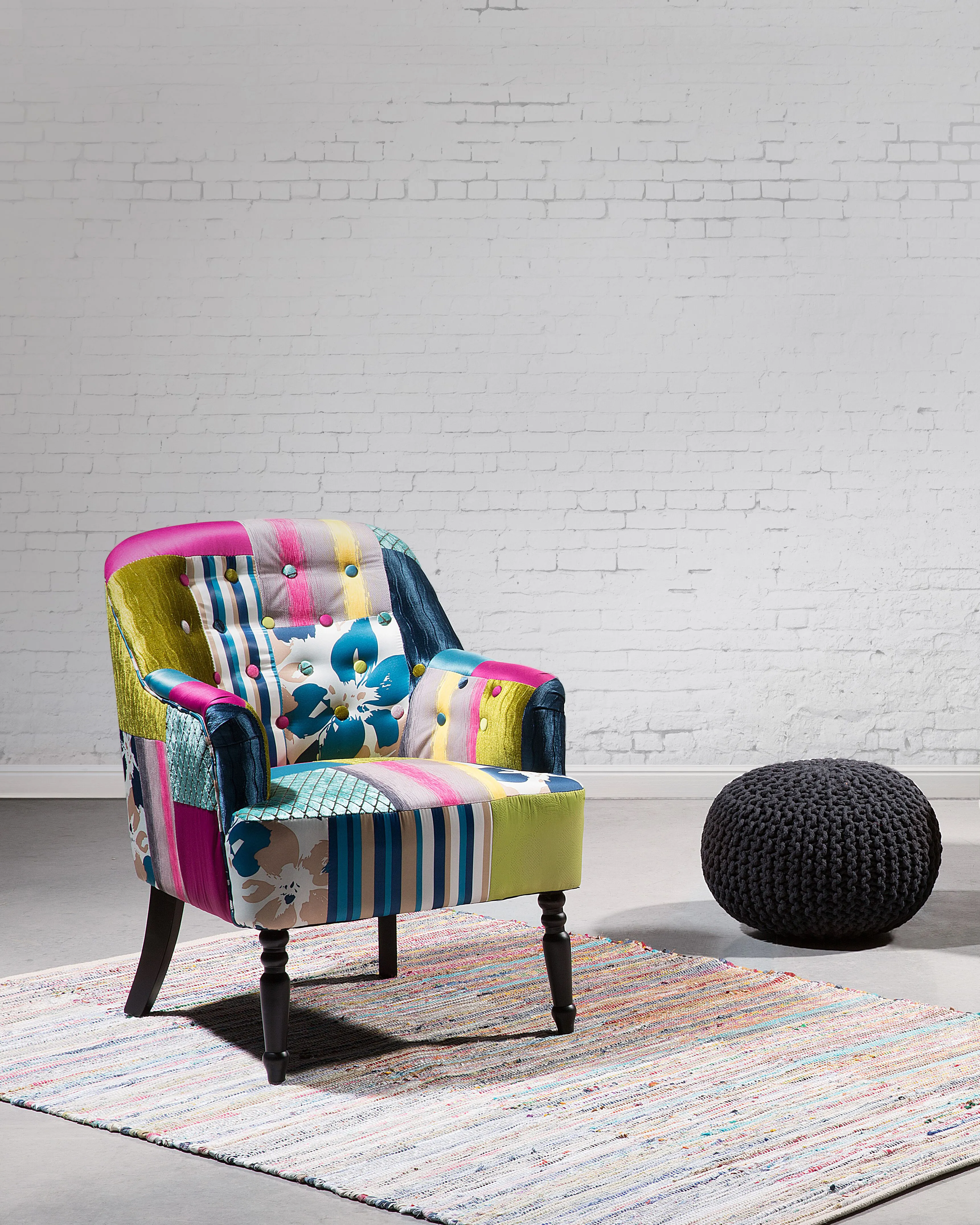 Fauteuil MANDAL Stof Meerkleurig