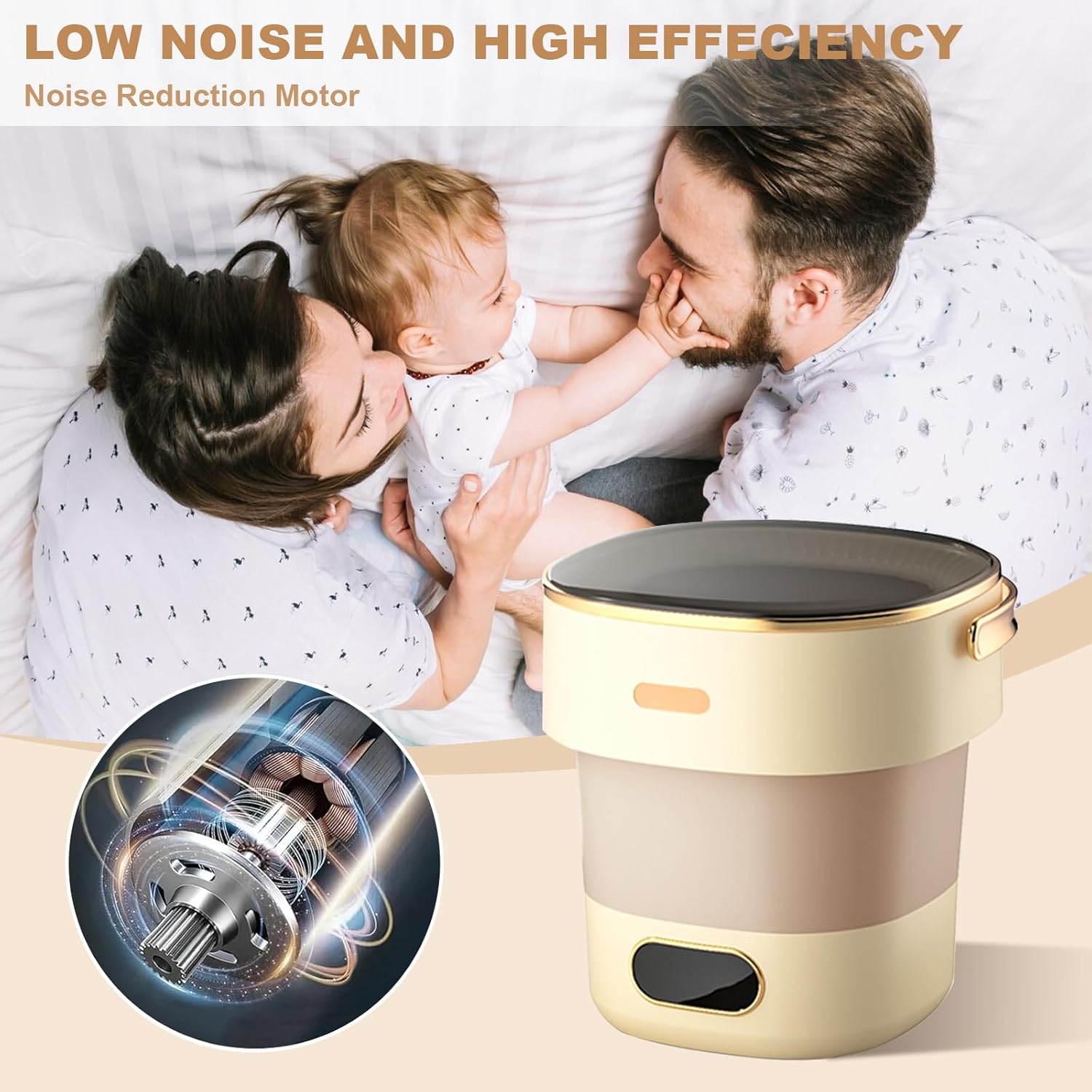 13L Mini Waschmaschine, 2.5kg Camping Waschmaschine Mit Schleuder, Portable Washing Machine Faltbare Reisewaschmaschine, Kleine Waschmaschine für Socken Babykleidung Reisen Tourenwagen Wohnheim(Grau)