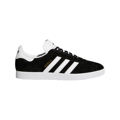 Adidas Gazelle Sneakers, Core Black/White/Gold Metallic, 39 1/3