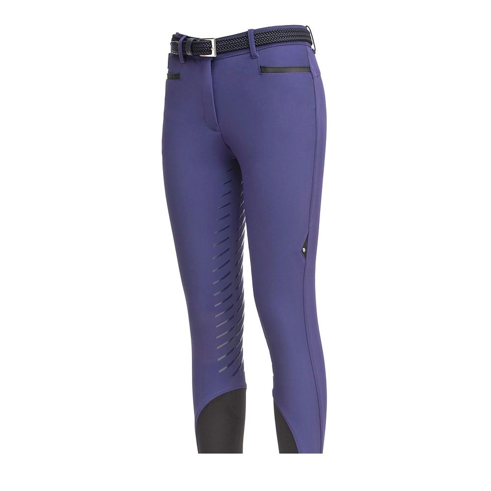 Equiline CALTEF - Pantalon fond de peau siliconé Femme violet