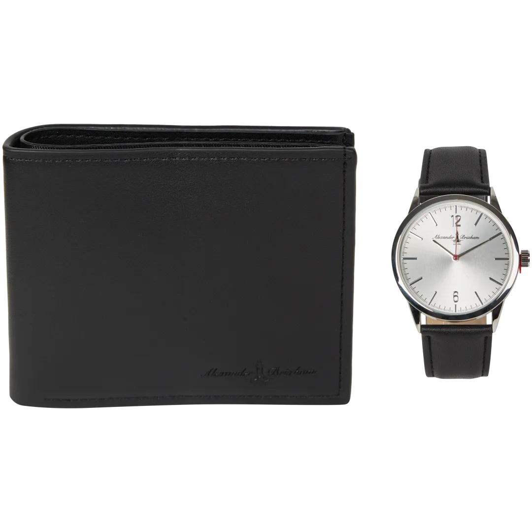 Alexander Brixham giftset met horloge en sleutelhanger 2-delig | diverse varianten
