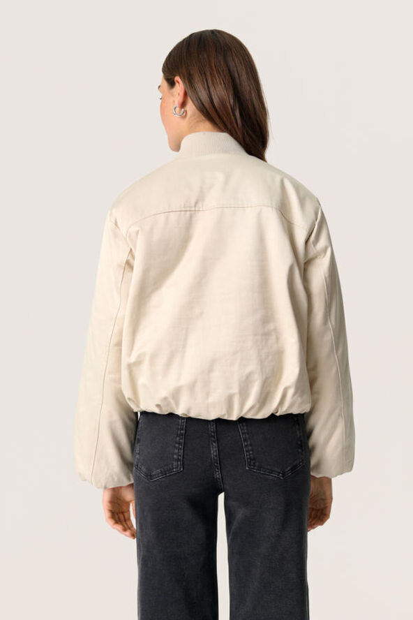 Soaked in Luxury SLKalea Bomber Jacket Oatmeal