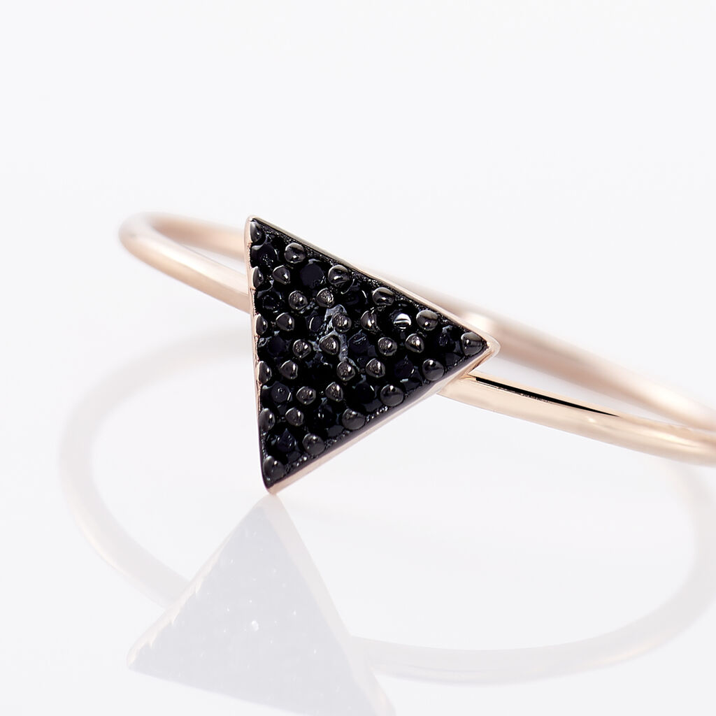 Bague Amellia Argent Rose Oxyde De Zirconium