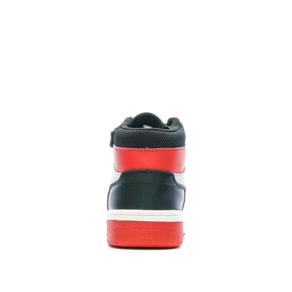 Umbro Baskets Noires/Rouges/Blanches Garçon Rouge Umbro Olly Vlc