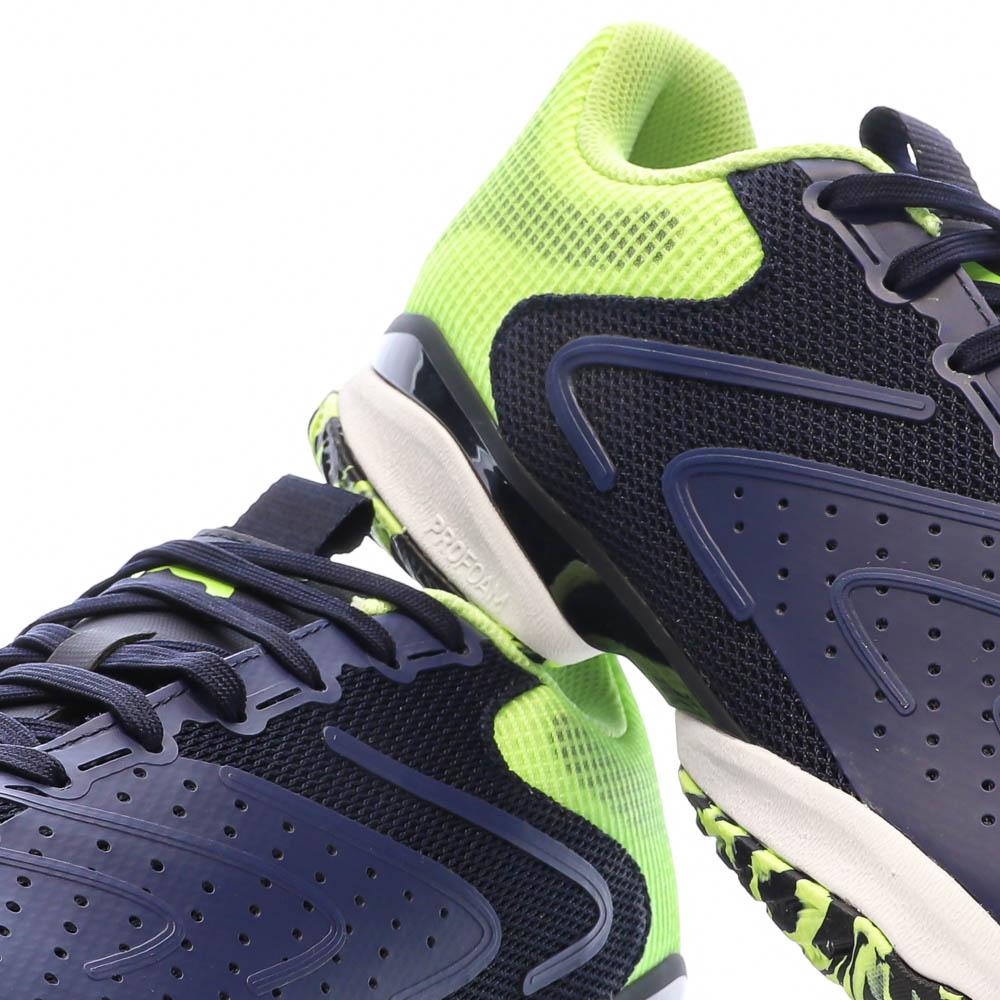 Puma Chaussures de Padel Marine/Jaune Mixte Puma Solarattack RCT