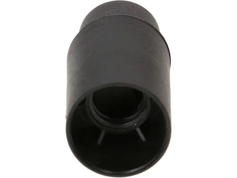 Max Hauri Lampenfassung E14 Glattmantel M10 x 1 Schwarze Lampenfassung für E14 Leuchtmittel