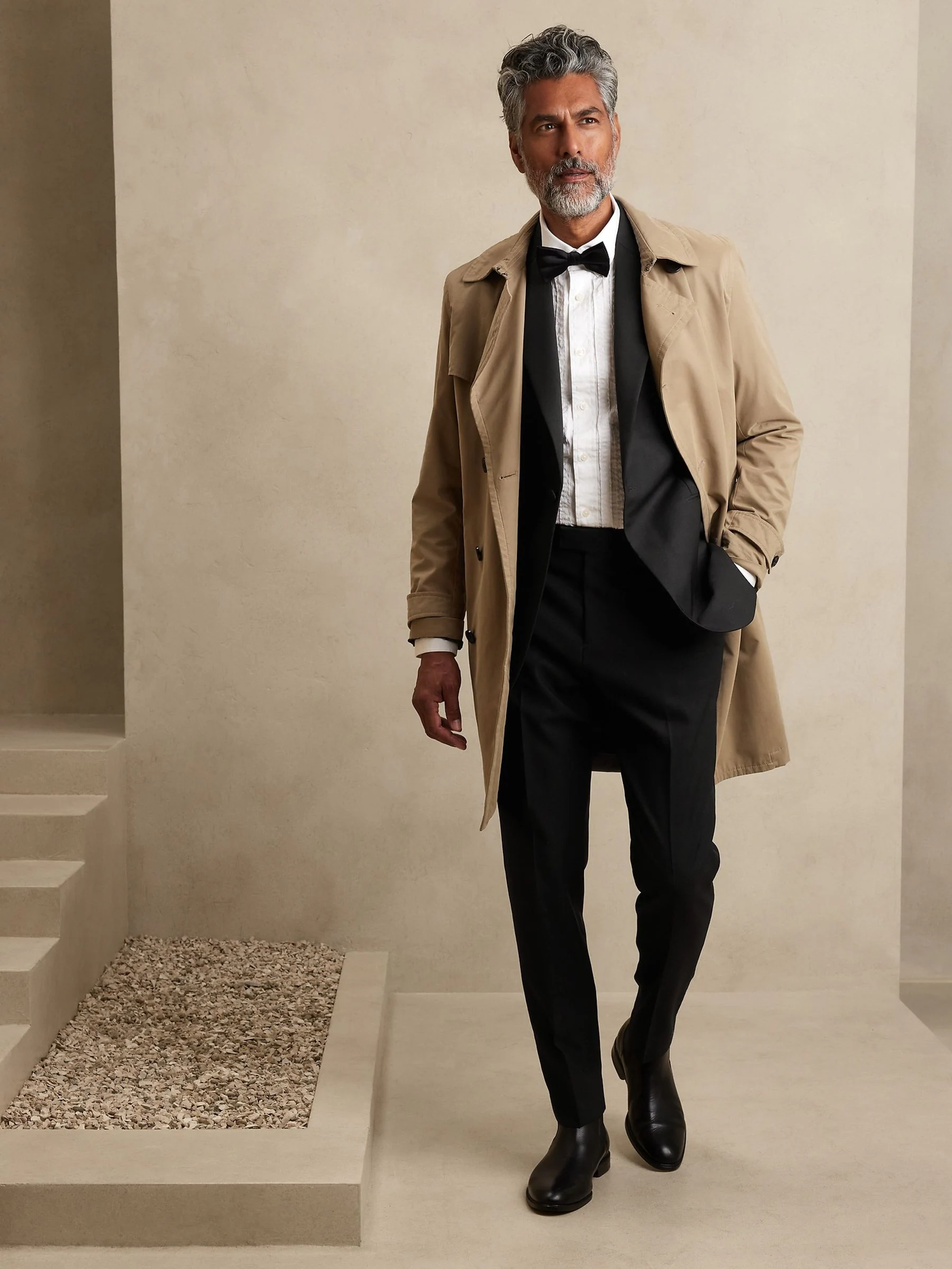 Banana Republic Barathea-smokingbroek