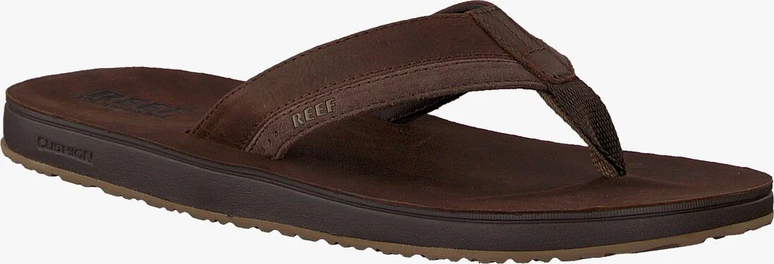 REEF bruine reef teenslippers contoured cushion