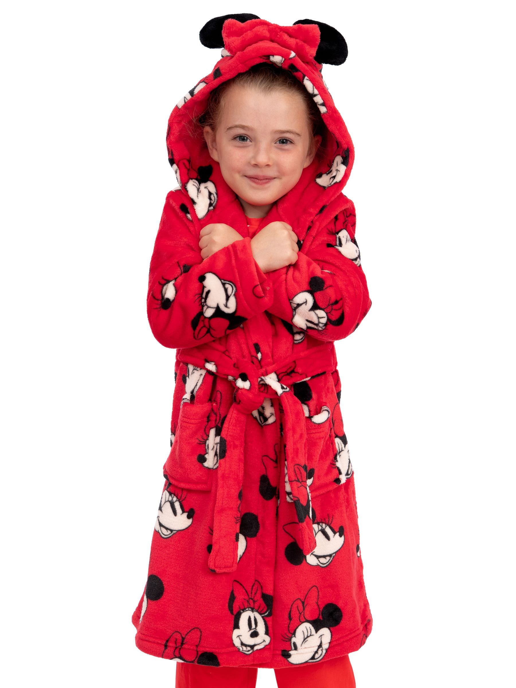 Character Disney Minnie Mouse Dressing 3D Ears And Bow Gown