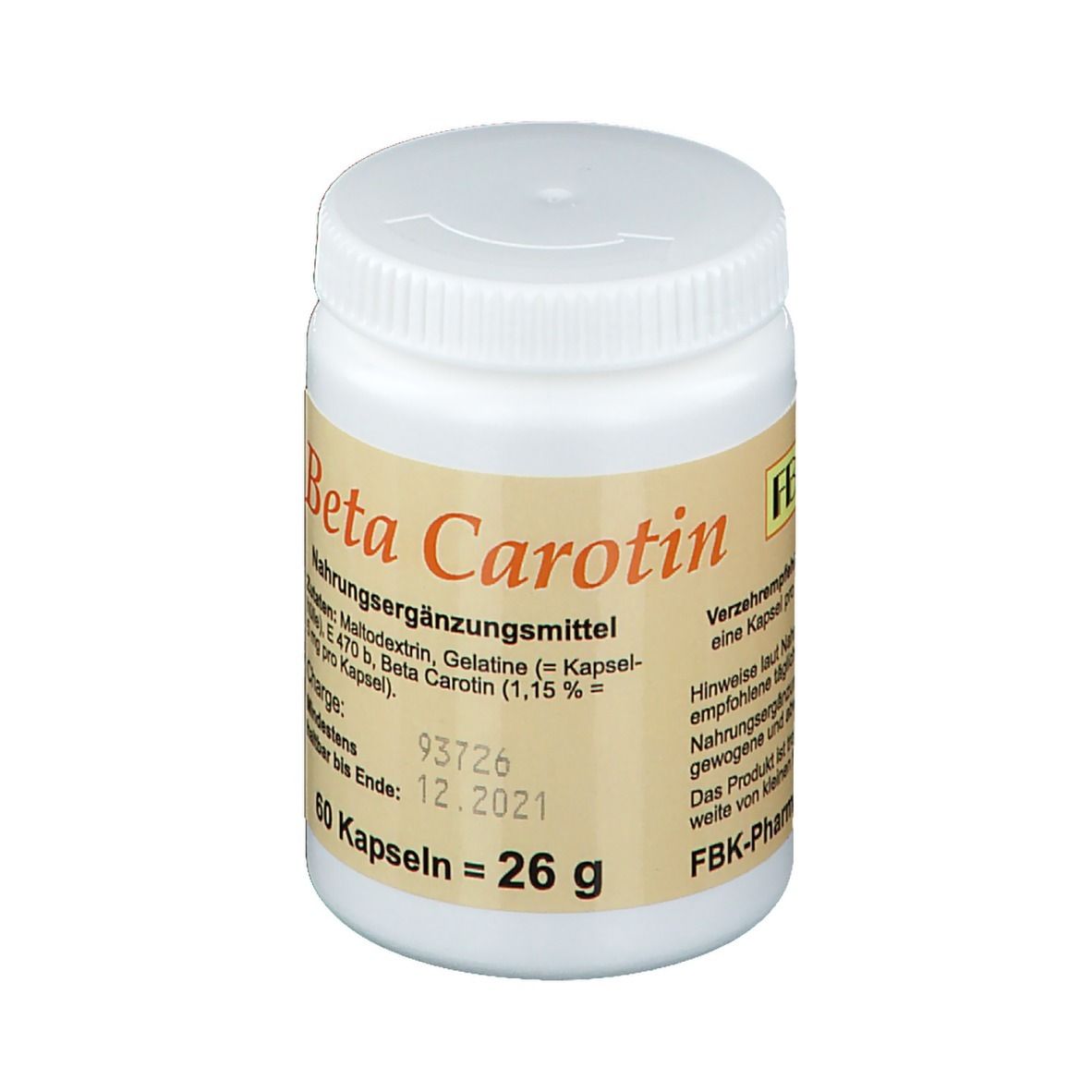 Beta Carotin