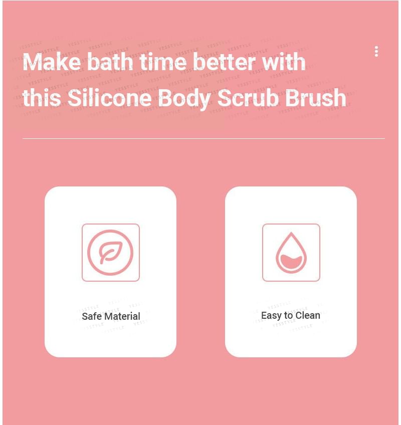 Worthbuy - Siliconen Body Scrub Borstel