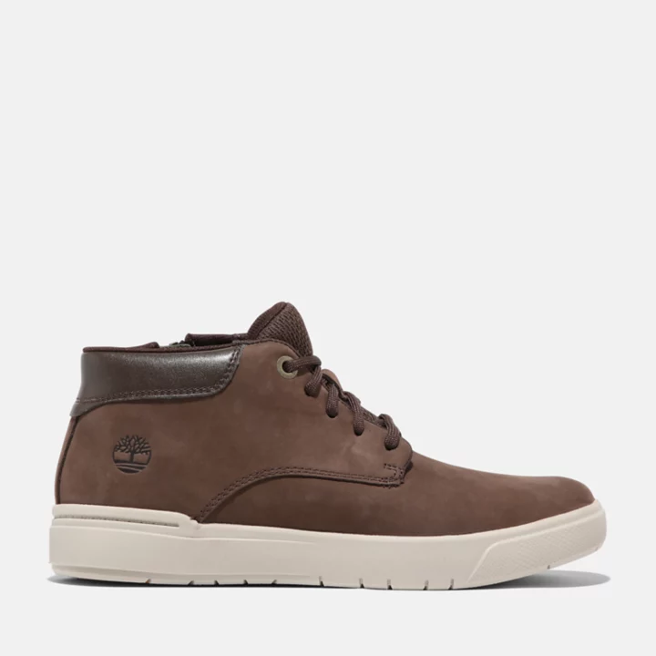 Bota Chukka Seneca Bay para Júnior em Marrom Escuro