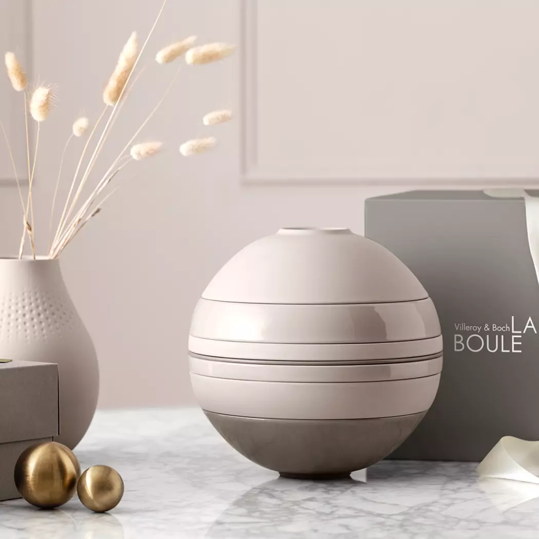 Servier-Set La Boule Iconic pure beige