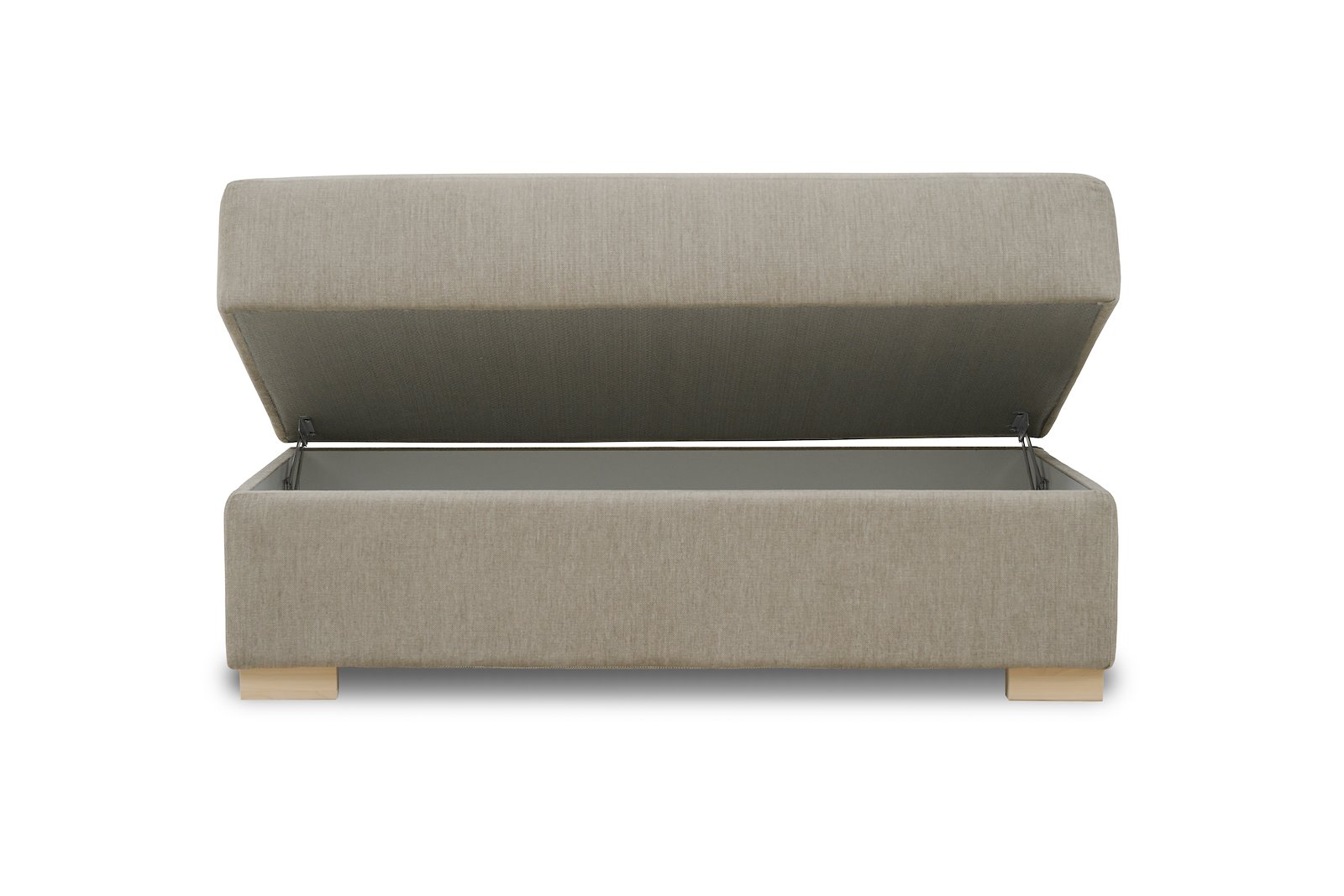 Modern Living pall Med oppbevaring. Tekstil Kall 9 Cappuchino og ben 1