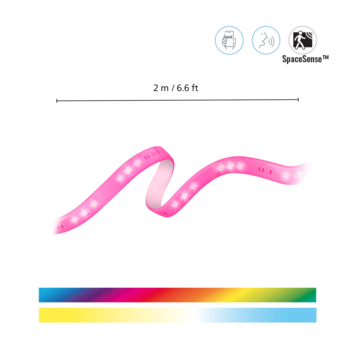 WiZ Connected LED strip 2 meter starterset kleur licht dimbaar
