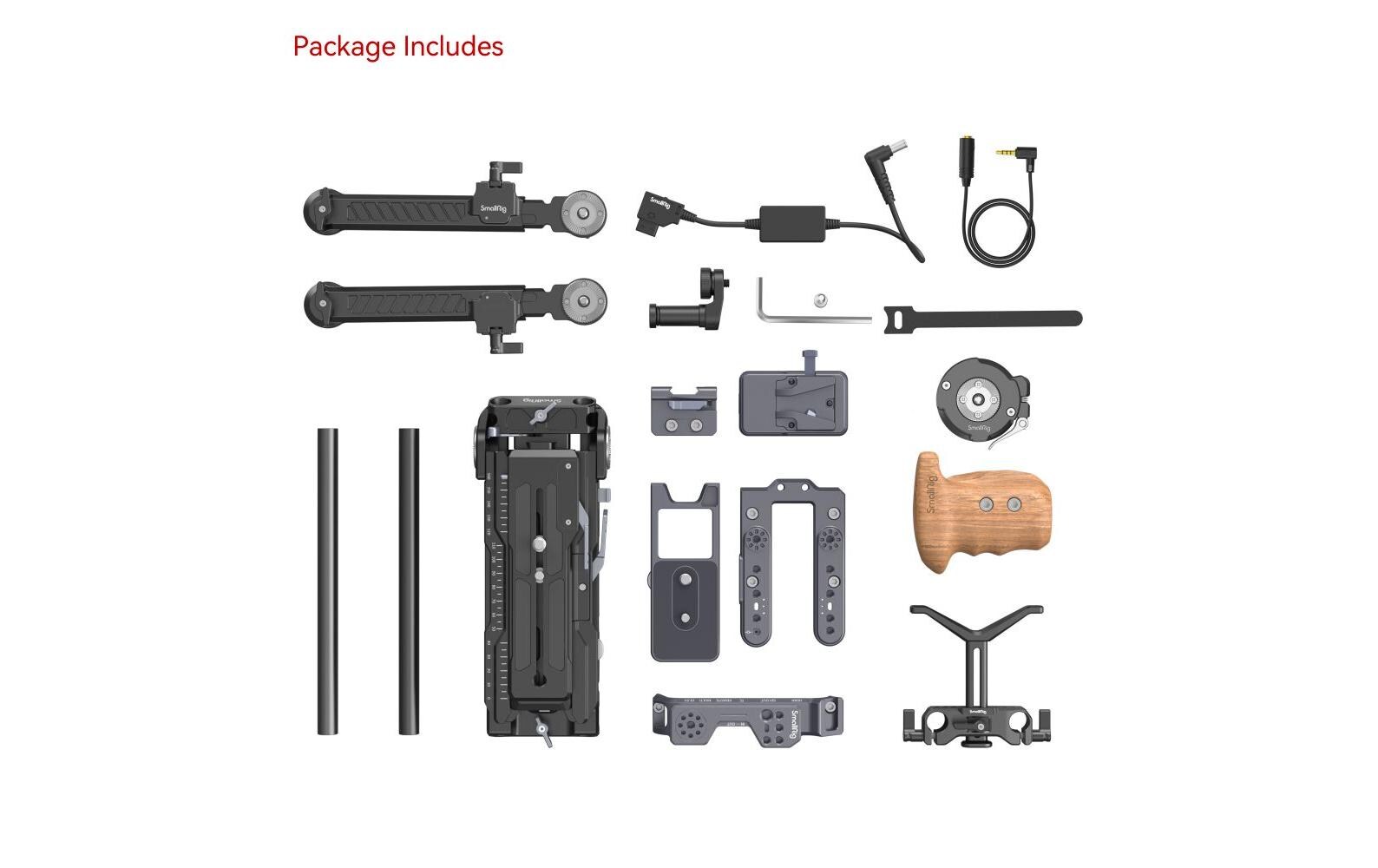 Cage Shoulder Rig Kit für Sony FX6<br>Schulter-Rig mit Kamerakäfig zum Schutz der Kamera und zur Befestigung von Zubehör