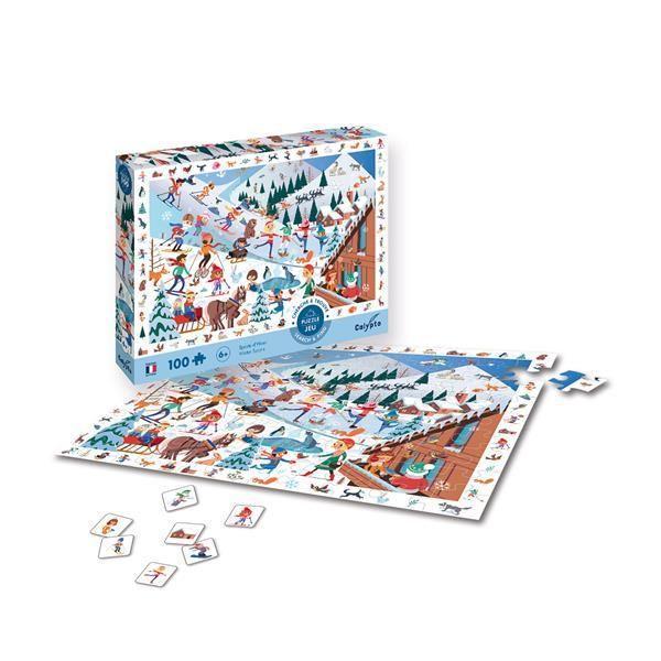 Calypto Wintersport 100 XL Teile Puzzle