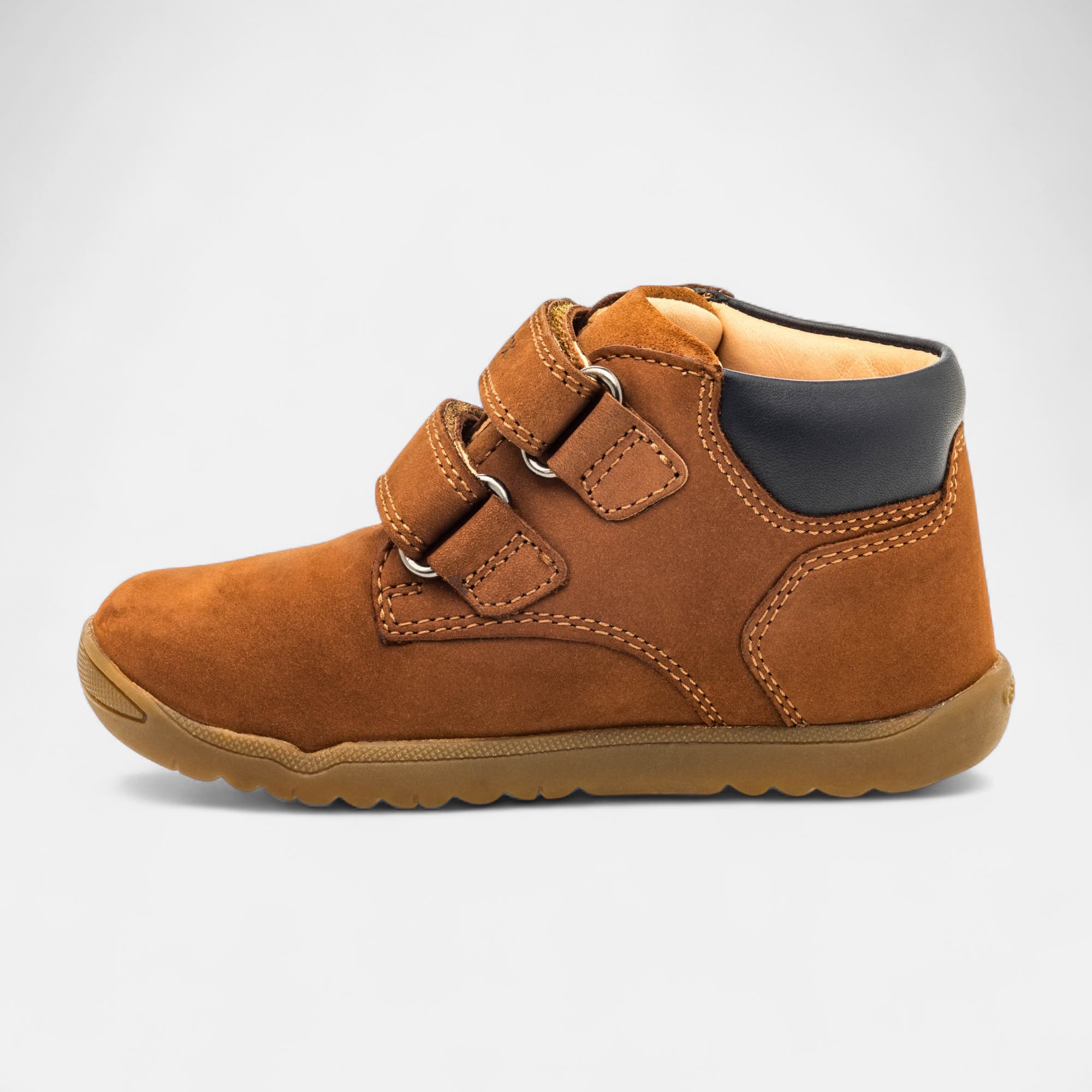 Boots Bébé garçon en cuir marron