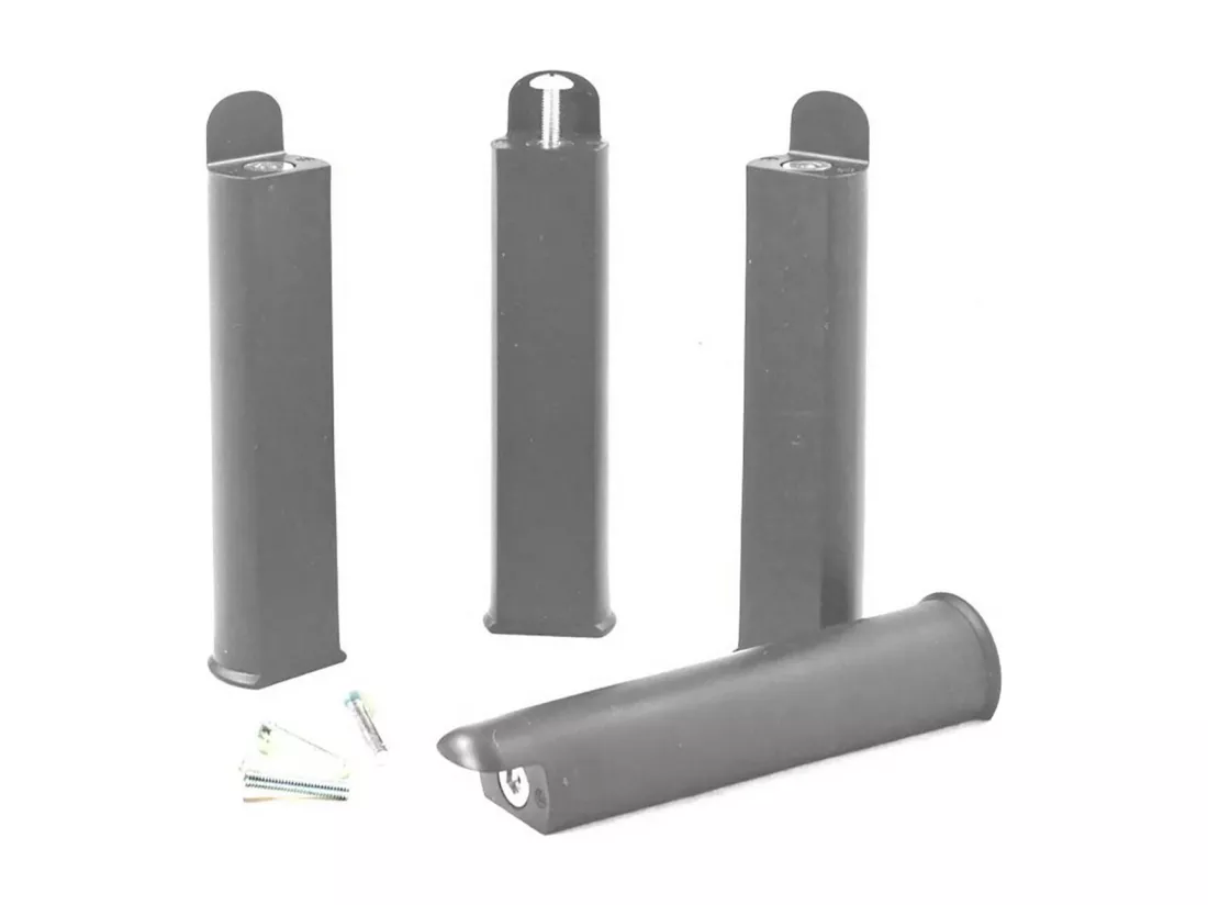 ALTOSENSO - Pack Sommier 9 Lattes 90x190cm + Pieds Gris