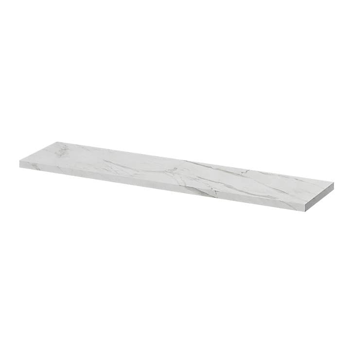 Tablette murale GoodHome Rigga effet marbre L. 80 cm