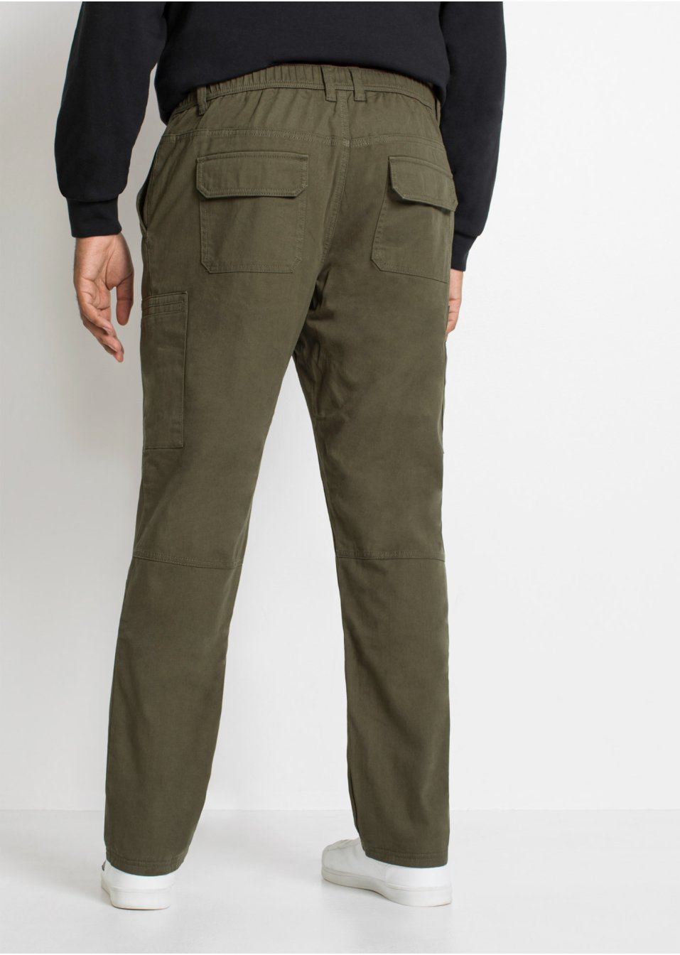 Pantalon thermo extensible avec poches cargo Regular Fit, Straight