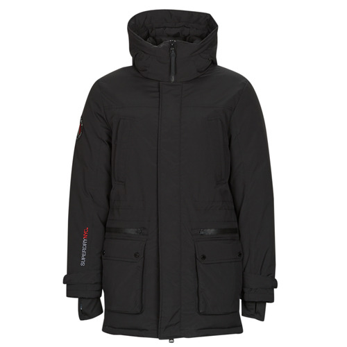 Superdry - CITY PADDED PARKA JACKET - Noir