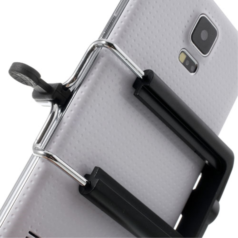 Verstellbare Smartphone Halterung Stativ Adapter (Ausziehbar bis 9cm) - Schwarz
