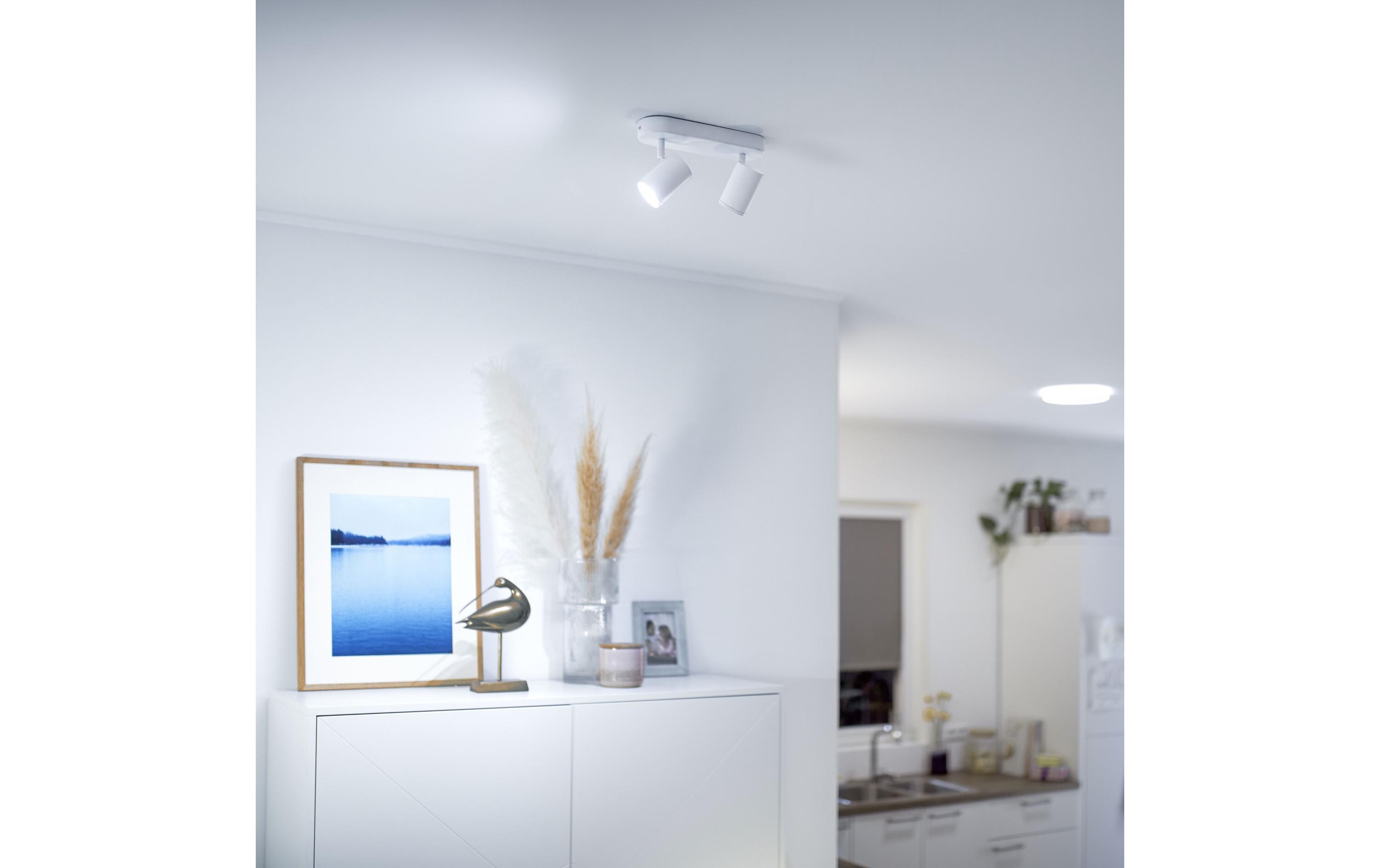 Aufbauspot IMAGEO, 2 x 5 W, Weiss, BTPer Bluetooth steuerbare Leuchte