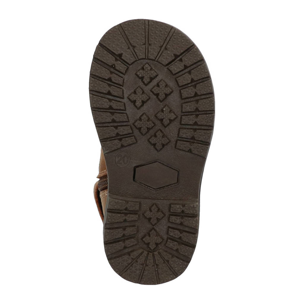 BunniesJR Tim Trailgevoerde leren enkelboots cognac