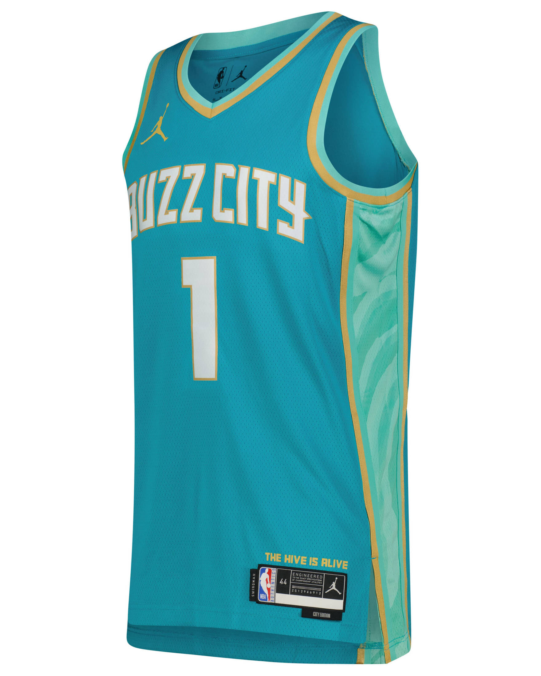 Nike| Herren Basketballtrikot LAMELO BALL CHARLOTTE HORNETS CITY EDITION 2023/24
