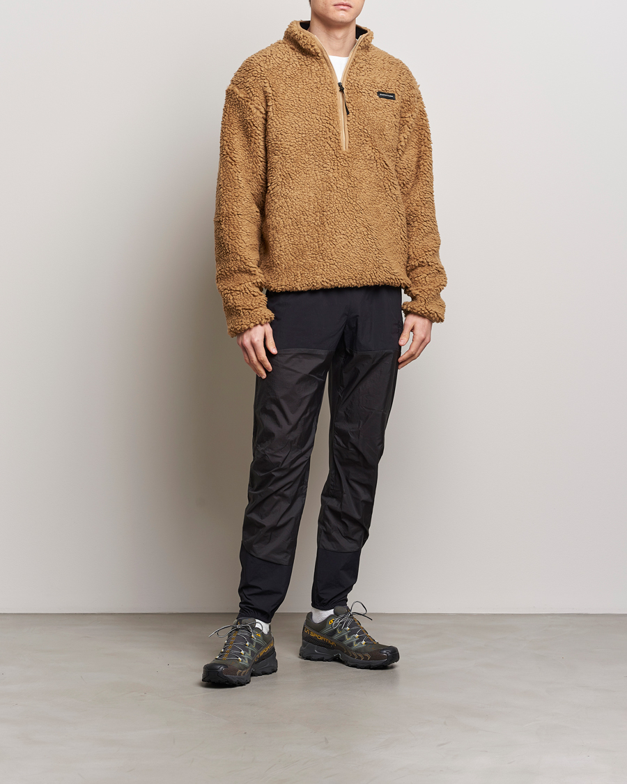 District Vision Half Zip Pile Fleece Sand