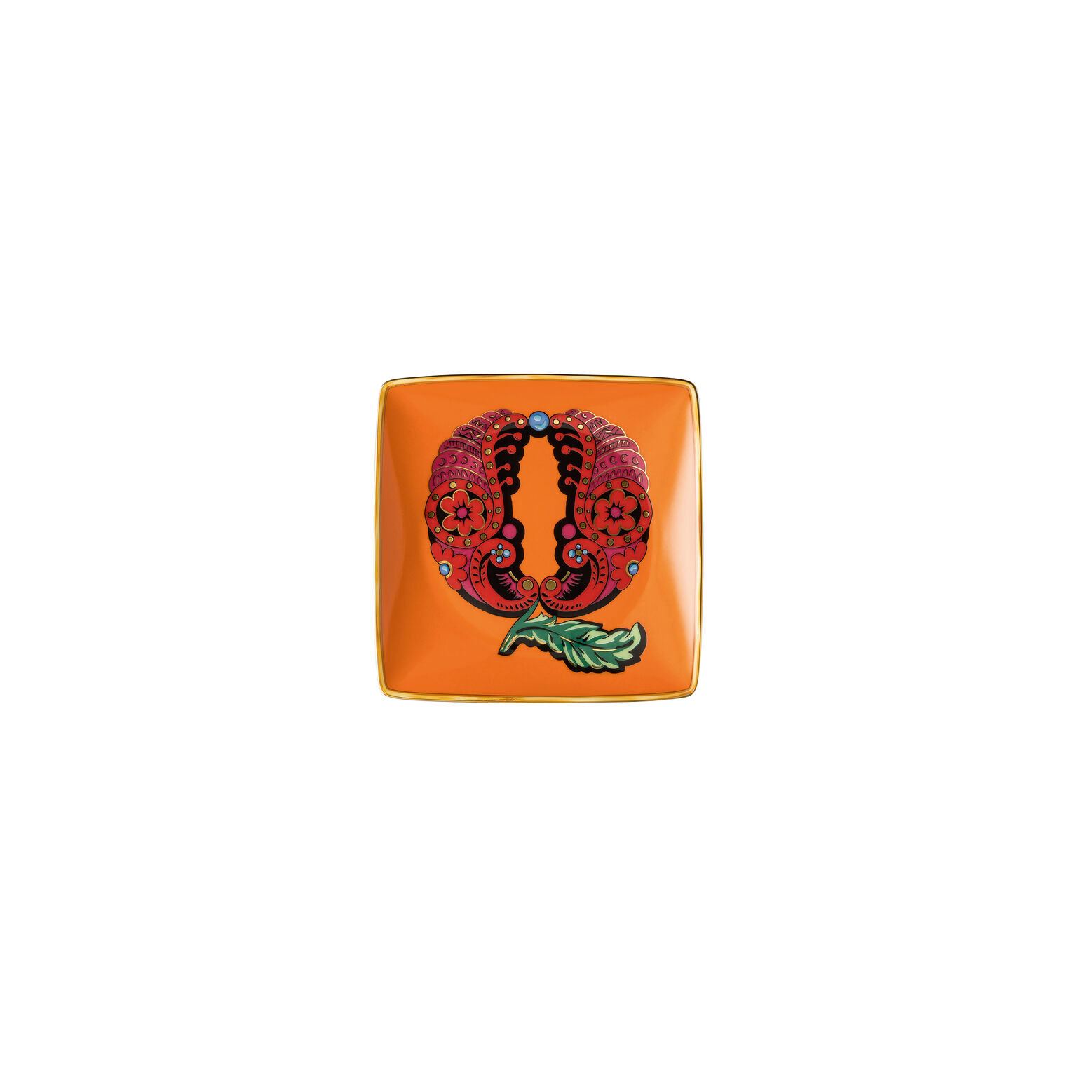 Versace Alphabet Holiday Alphabet Q Schälchen 12 cm quadr. flach