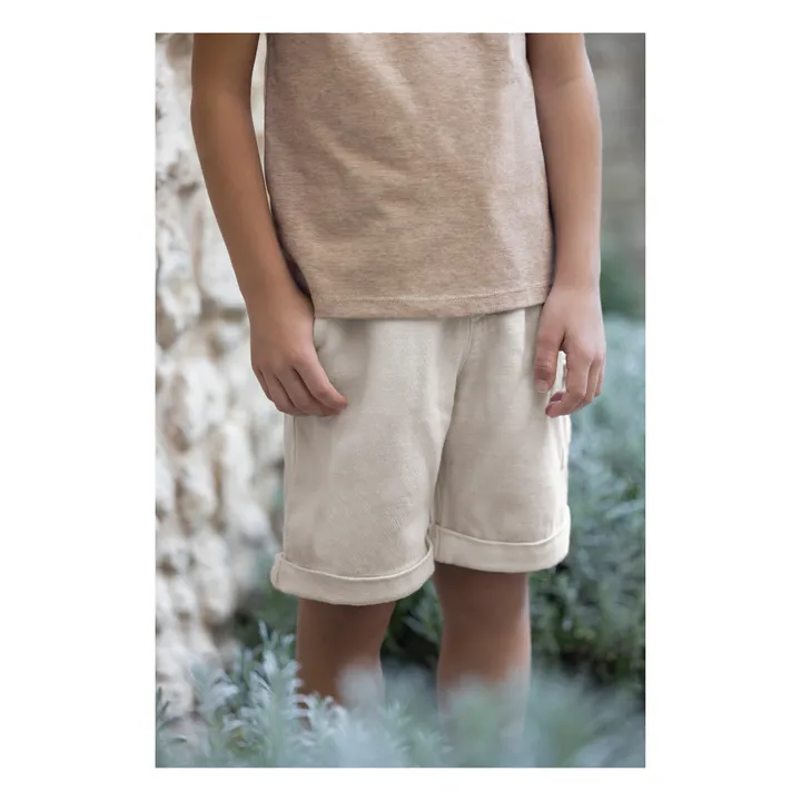 Tartine et Chocolat Short Avenue de la Mer | Beige chiné