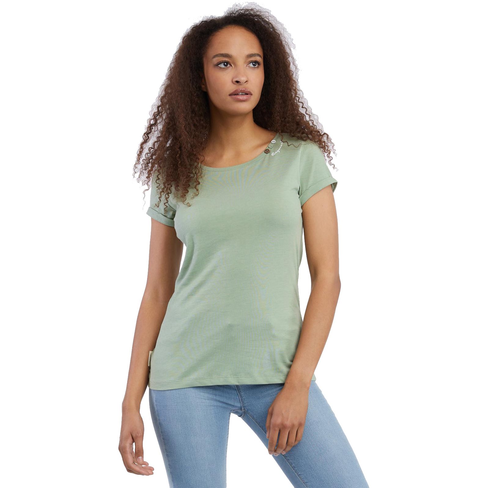 ragwear Fllorah A Gots T-Shirt Damen dusty green
