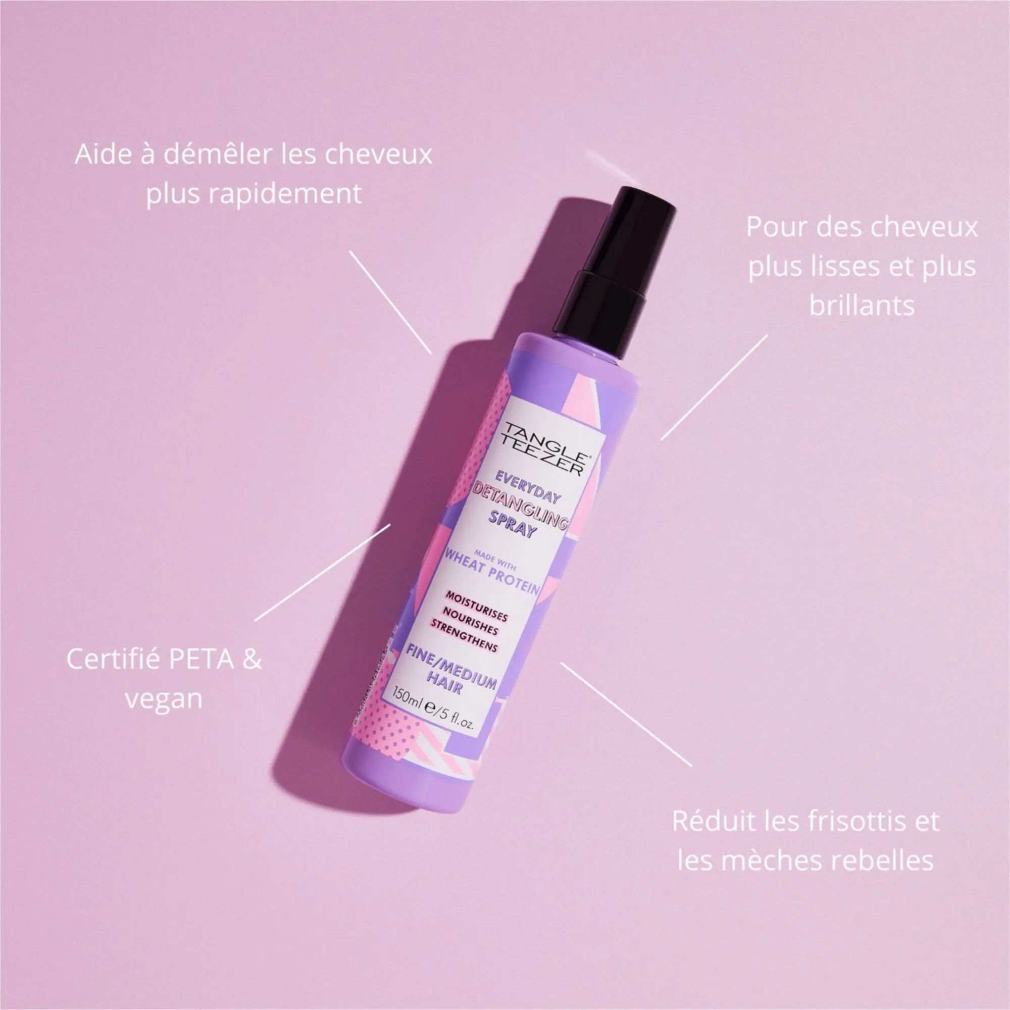 Tangle Teezer - Detangling Spray Fine & Medium Hair Démêlant- Cheveux bouclés / indisciplinés