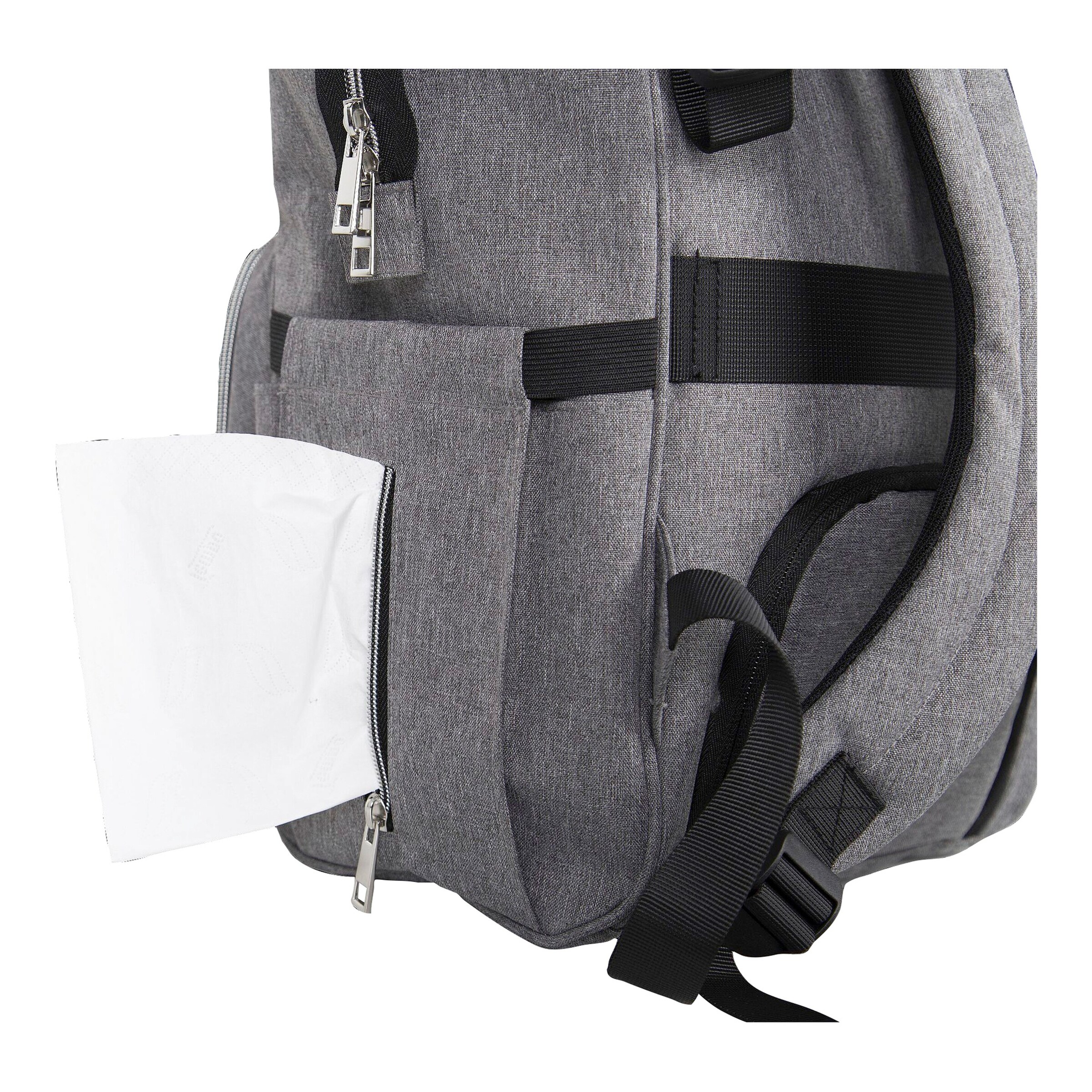 2hearts Wickelrucksack grau melange