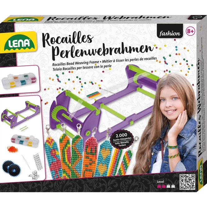 LENA - Perlenwebrahmen Rocailles