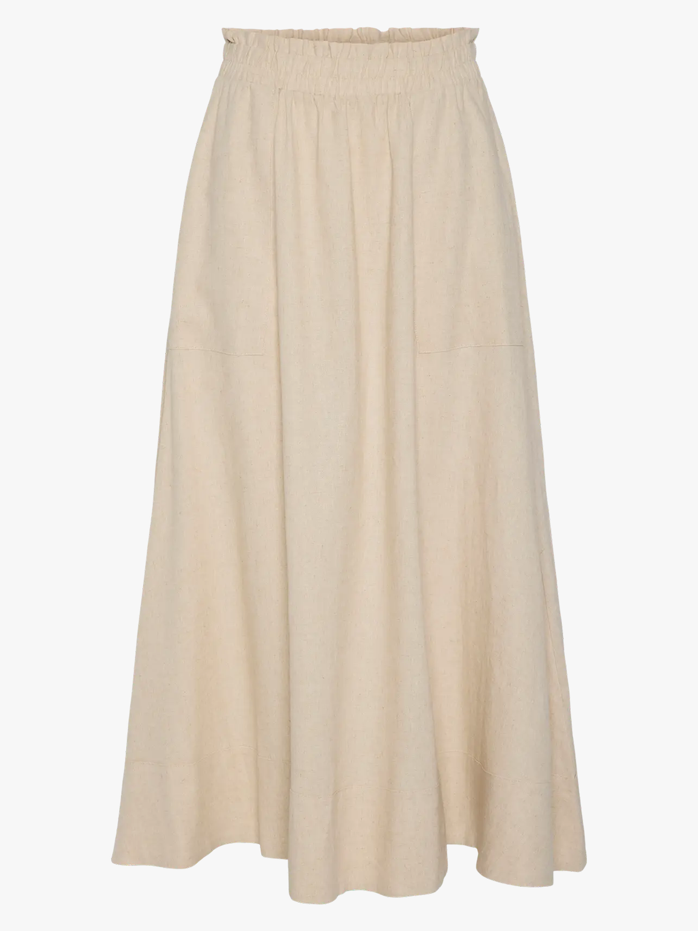 Flaxy High Waist Ankle Skirt
