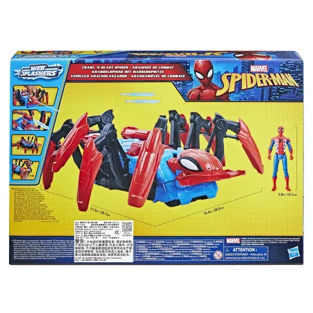 Hasbro Marvel Spiderman Crawl N Blast Spider