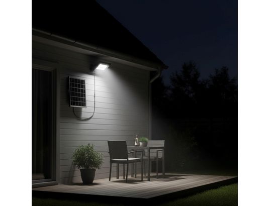 JORTAN TECH - Eclairage solaire Lampe solaire étoile 280w 1560 led 3000k 63500k