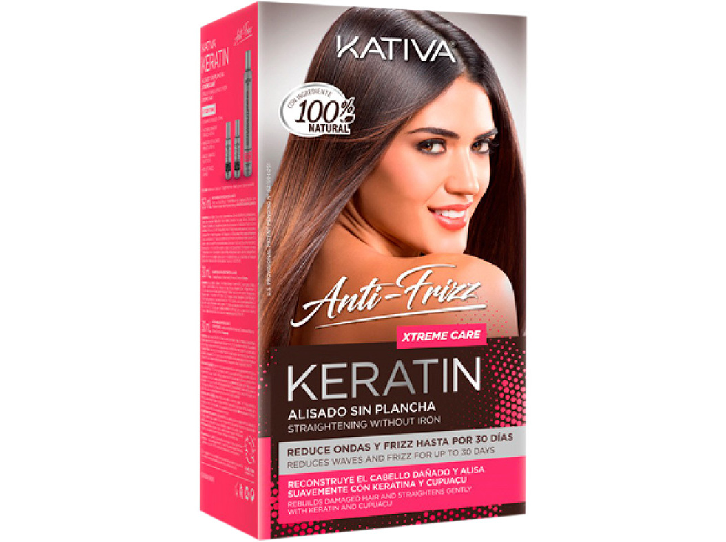 TRATAMENTO ALISADOR KATIVA QUERATINA ANTI-FRIZZ XTR 210ML
