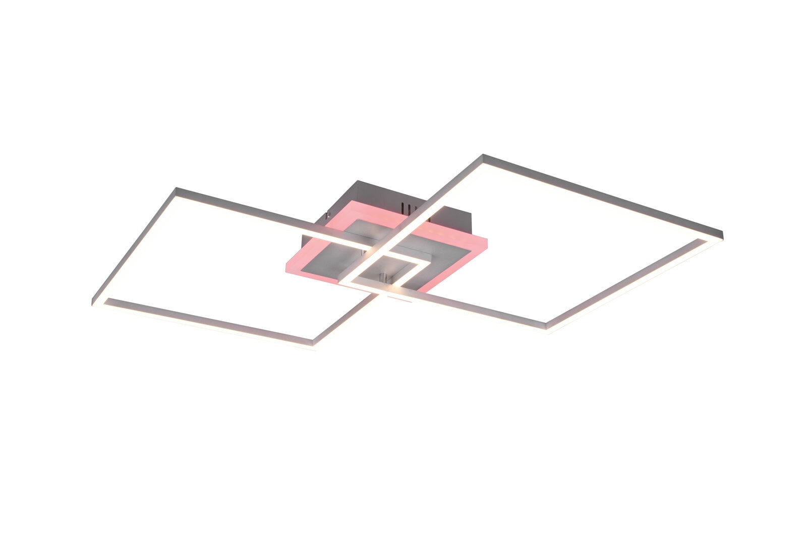 LED Deckenlampe ARRIBO 61 x 61 cm titanfarbig
