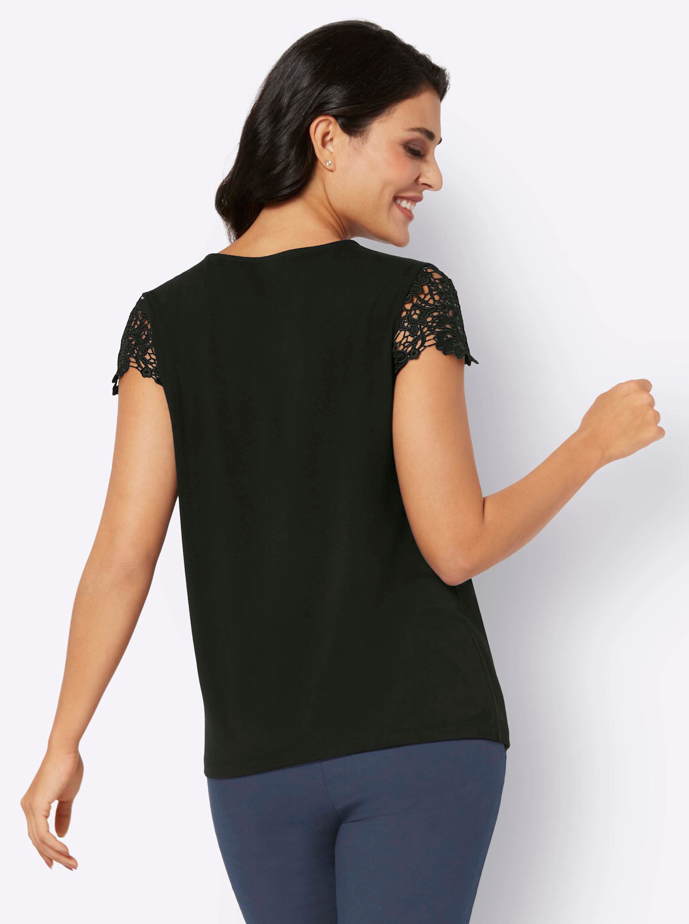 Shirt in schwarz