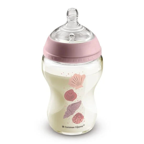 Biberon Closer to nature verre   Rose        de               Tommee Tippee