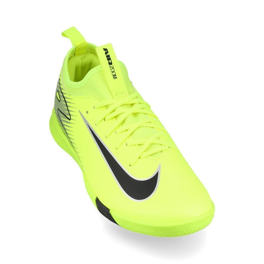 Nike Air Zoom Mercurial Vapor 16 Academy IC Mad Voltage - Jaune Fluo/Noir Enfant