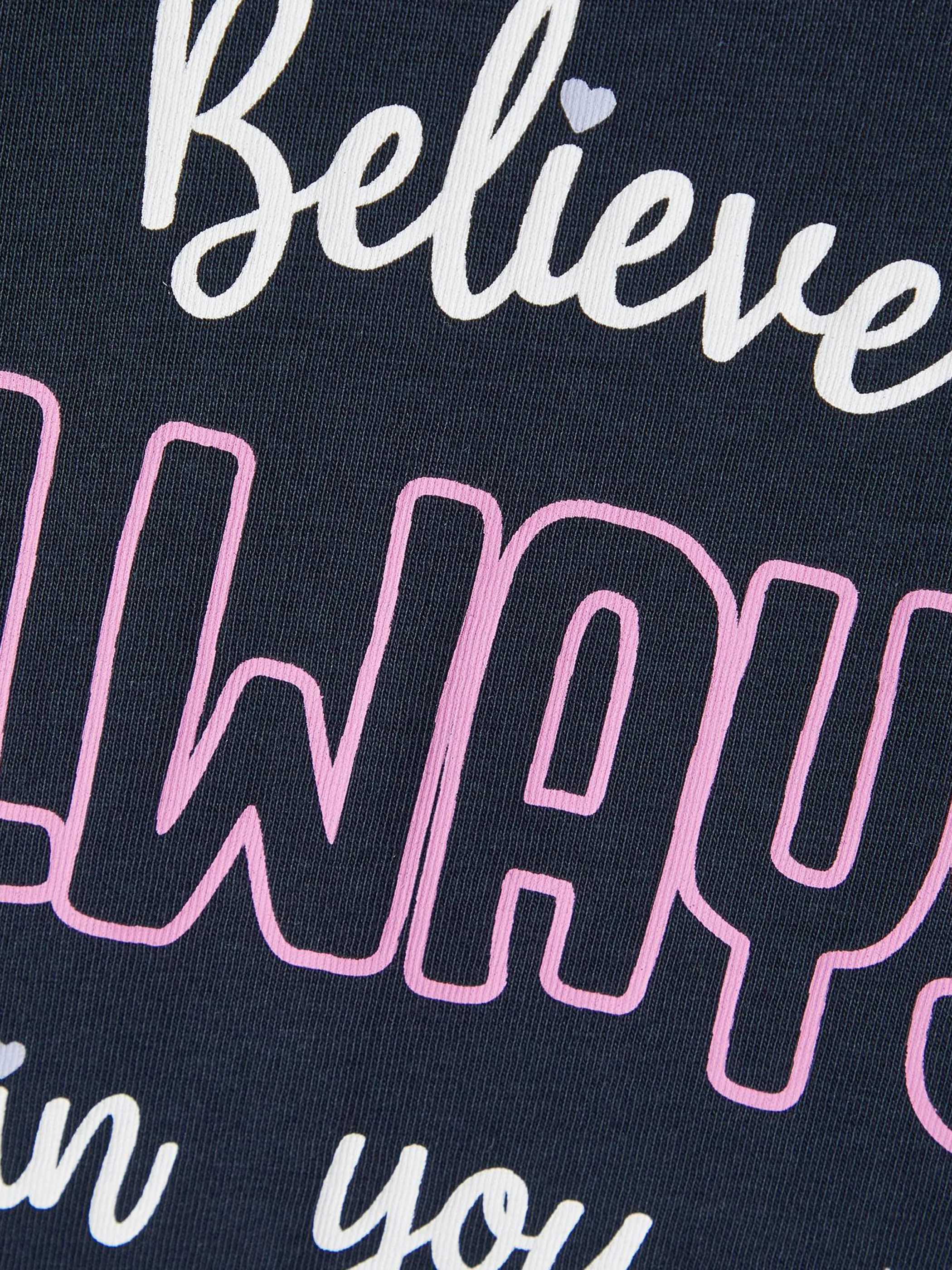 Mädchen Langarmshirt mit Frontprint