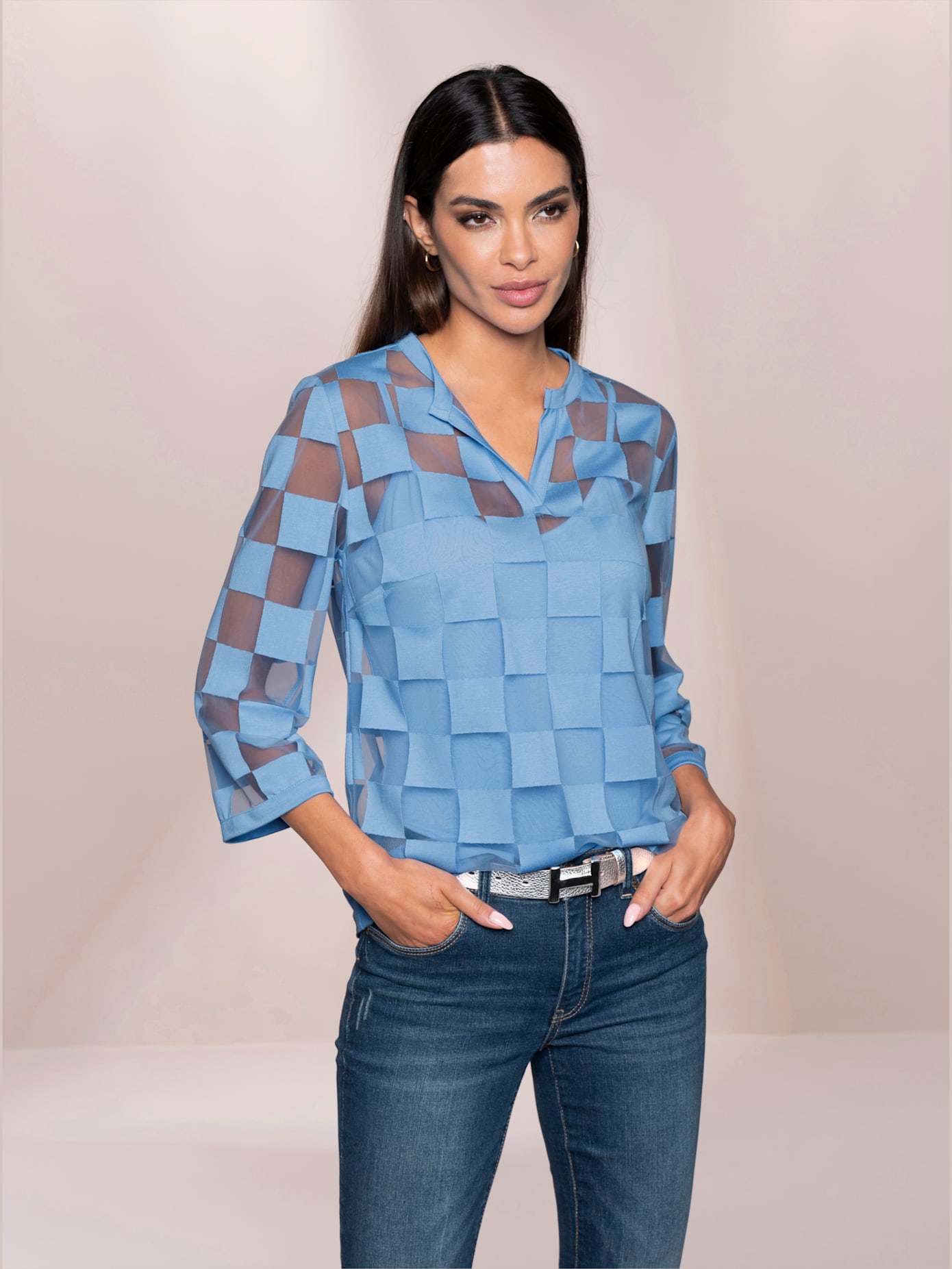 T-shirt effet vaporeux chic