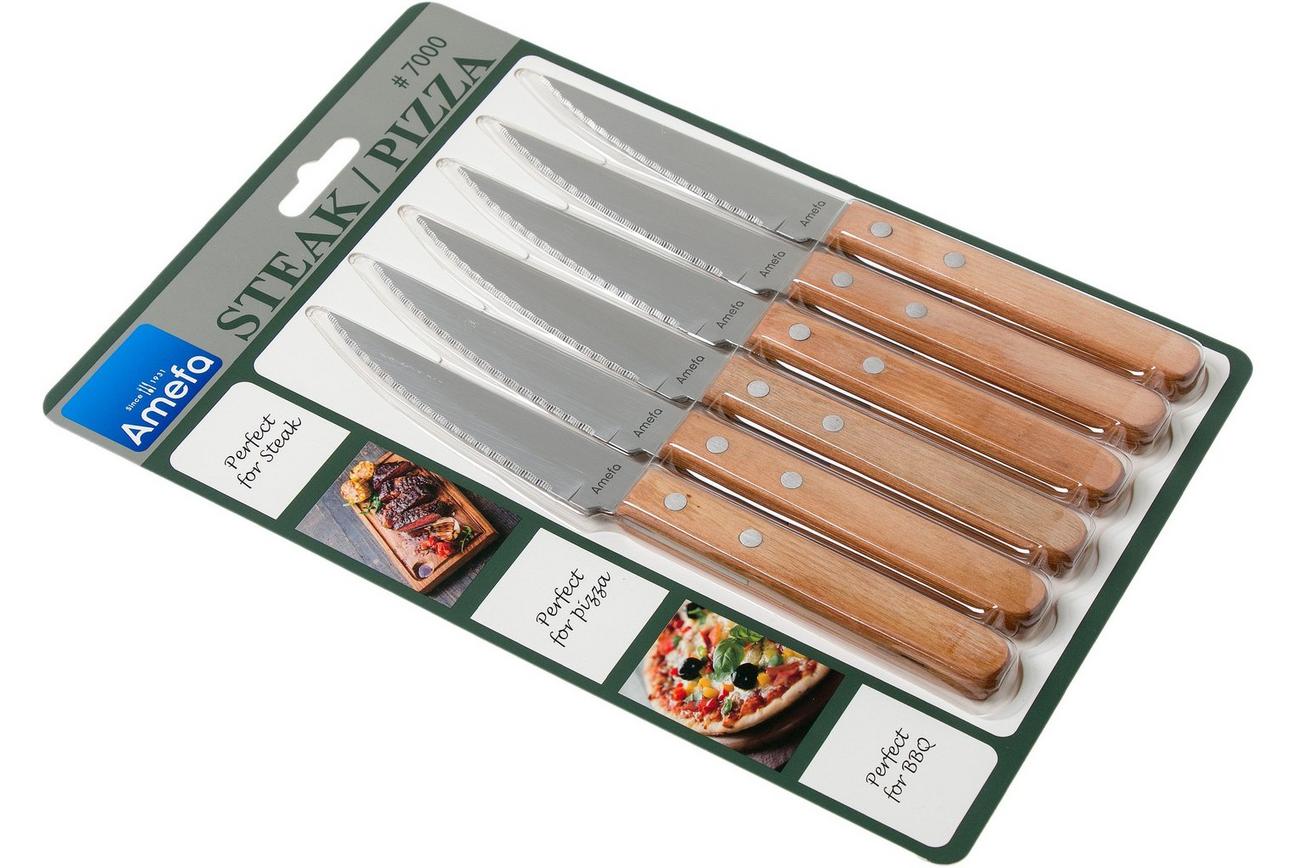 Amefa Pizza 7000 steakmessen 6 stuks